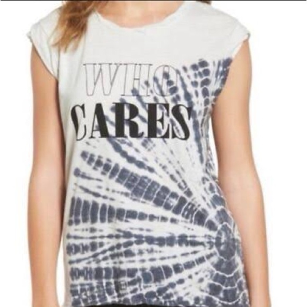 Pam & Gela cream and tie dye top